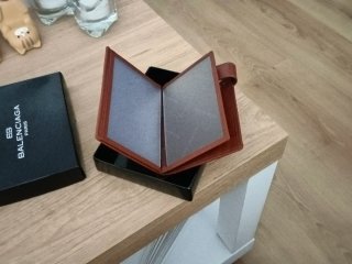 Cartera Balenciaga Marrón Piel Hombre