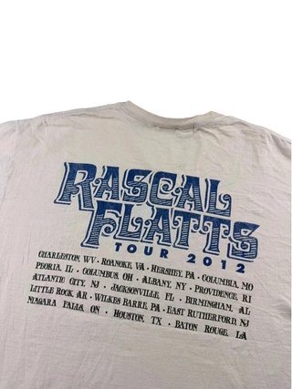 Vintage Graphic T-Shirt Rascal Flatts 2012 Y2K