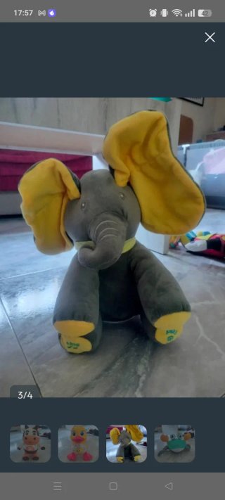 Peluche Elefante Juguete Bebé