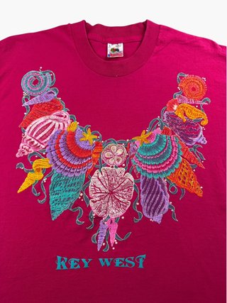 Vintage Graphic T-Shirt Florida Keys 1980s
