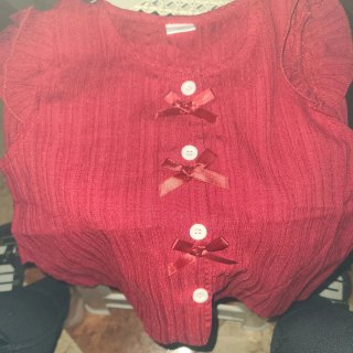 Conjunto niña 6 años rojo