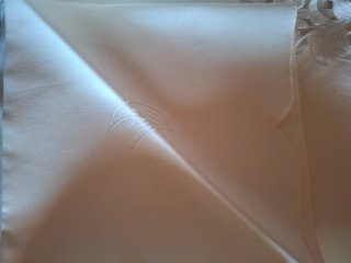 Mantel y servilletas bordados