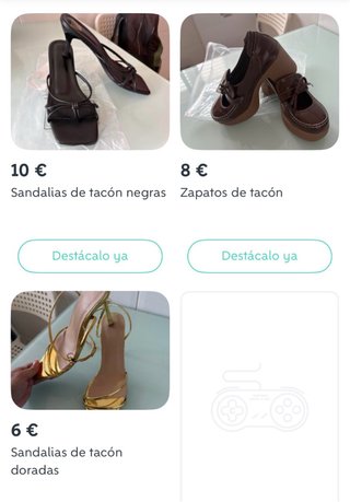 Lote Zapatos Talla 37 nuevos, el dorado con 1 uso