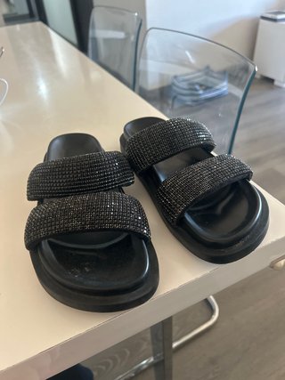 Sandalias Zara Brillantes Talla 37