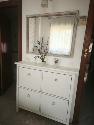 Zapatero blanco 4 cajones. Hemnes