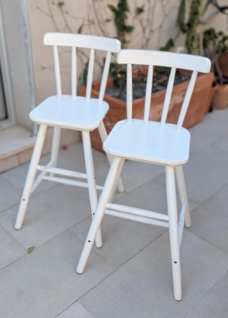 2 Sillas Infantiles Madera Agam Ikea
