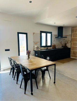 Mesa Comedor Sklum Nika Madera y Metal