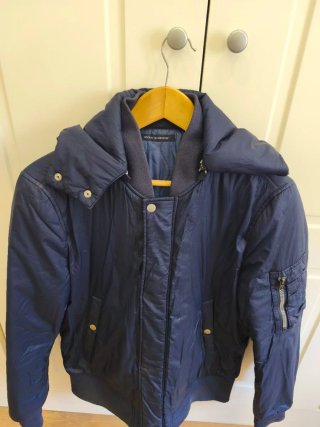 Cazadora Adolfo Domínguez Azul Marino Talla M
