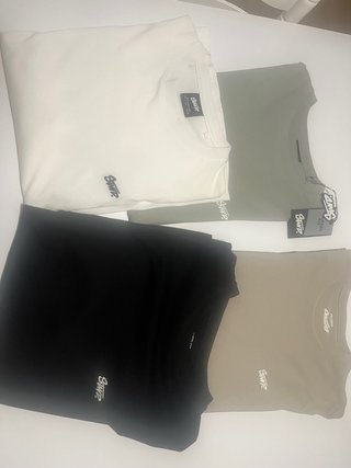 Lote 4 Camisetas Pull&Bear
