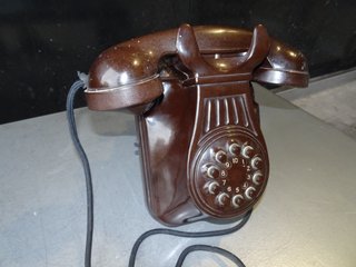 Telefono Antiguo Baquelita Marrón 5630-AVII