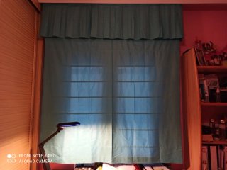 Cortinas Stor con Bandós Azul