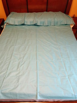 Cortinas Stor con Bandós Azul