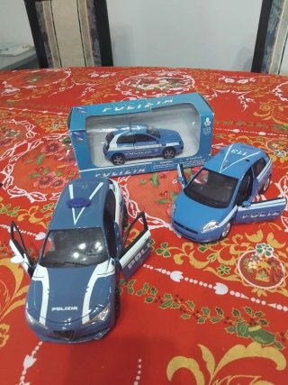 Modellini Auto Polizia - Set 3 Pezzi