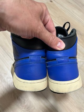 Scarpe Nike Air Jordan 1 Mid Royal Blue Black 42.5
