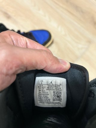 Scarpe Nike Air Jordan 1 Mid Royal Blue Black 42.5