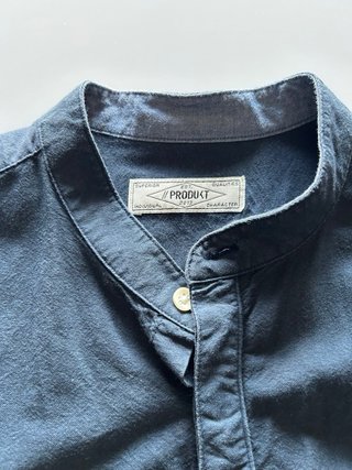 Camicia Pier One Blu Navy – Colletto alla Coreana