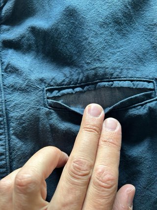 Camicia Pier One Blu Navy – Colletto alla Coreana