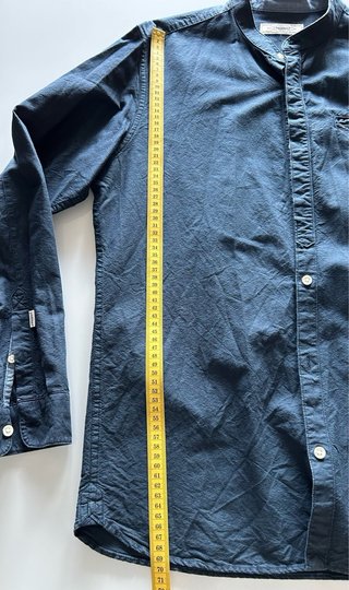 Camicia Pier One Blu Navy – Colletto alla Coreana