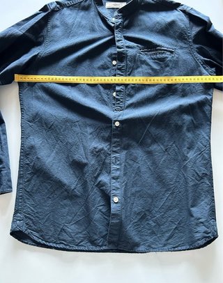 Camicia Pier One Blu Navy – Colletto alla Coreana