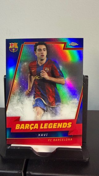 Xavi Barça Legends Topps Chrome FC Barcelona