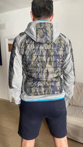Sudadera Camuflaje Gris y Verde