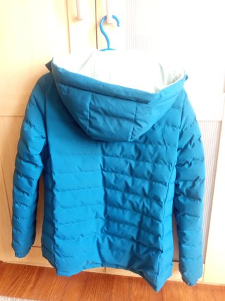 Cazadora Invierno Mujer Azul. Reversible