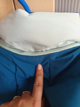 Cazadora Invierno Mujer Azul. Reversible