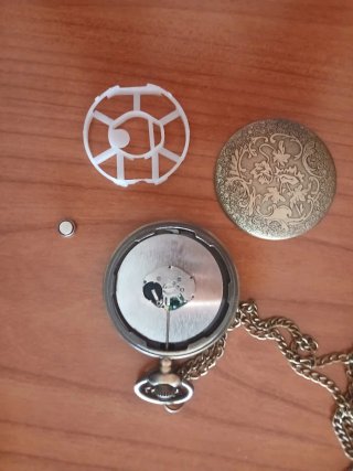Reloj Bolsillo Steampunk Vintage Cadena