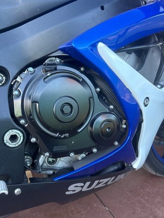 Suzuki GSX-R 600 Sportbike Azul/Blanco