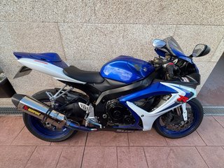 Suzuki GSX-R 600 Sportbike Azul/Blanco