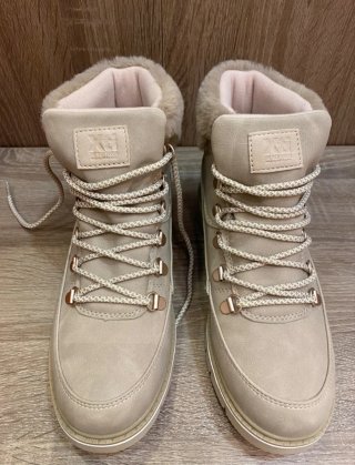 Botín Xti Beige con pelo