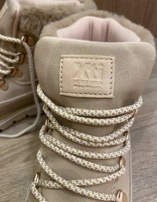 Botín Xti Beige con pelo