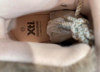 Botín Xti Beige con pelo