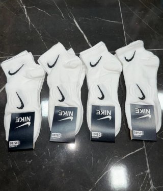 Calcetines Nike Blancos Talla 35 (3 pares)
