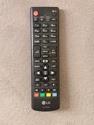 TV LG 43 blanca