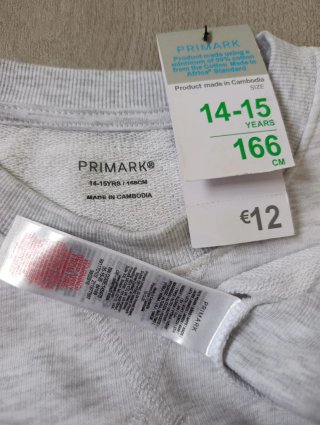 Sudadera Manga Corta Oversized Talla S/M