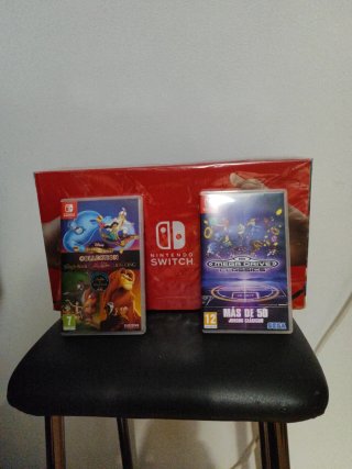 Nintendo Switch Joy-Con Azul y Naranja