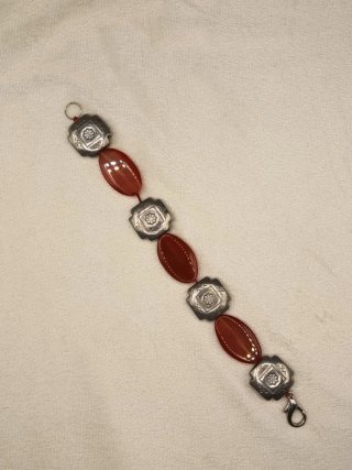 Pulsera Vintage Cornalina Natural