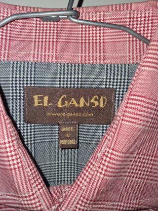 Camisa El Ganso cuadros rojos