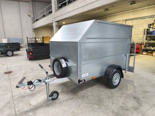 Remolque aerodinámico 1 eje 750 kg