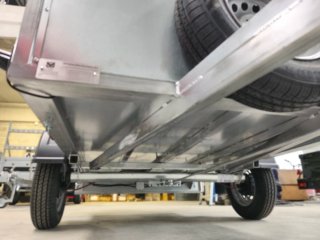 Remolque aerodinámico 1 eje 750 kg
