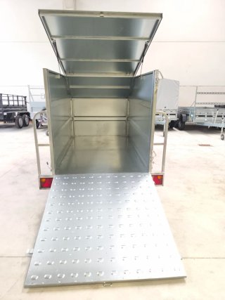 Remolque aerodinámico 1 eje 750 kg