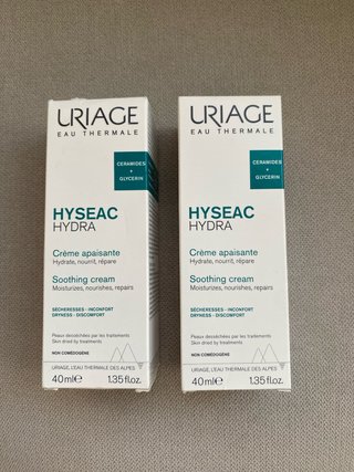 2x Uriage Hyseac Hydra Crema Calmante 40ml