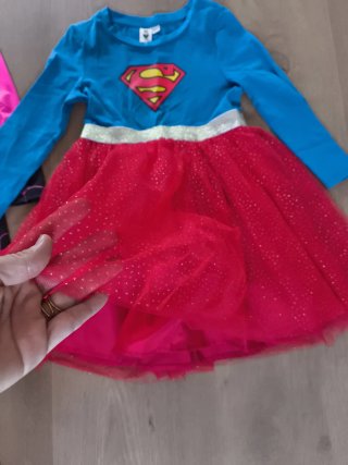 Lote 2 disfraces Superwoman y Spiderwoman T.5 años
