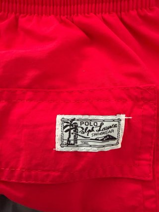 Costume da bagno Polo Ralph Lauren Rosso