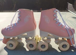 Patines Artísticos Rosas Talla 6 Niña