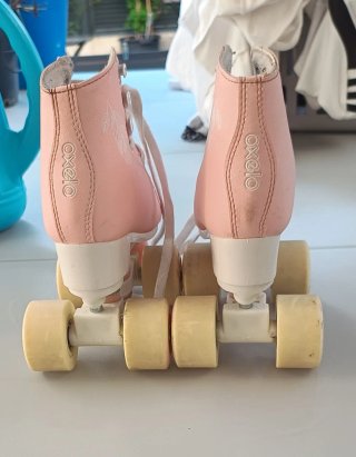 Patines Artísticos Rosas Talla 6 Niña