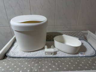 Cambiador de bebé blanco