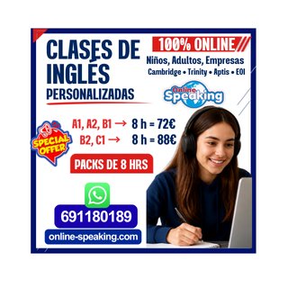 PROFESORA PARTICULAR DE INGLÉS ONLINE