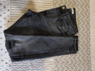 Pantalón Zara Gris Talla 40